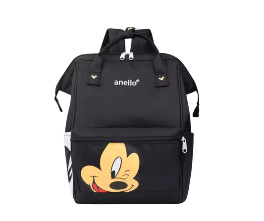 Pañalera Mickey Mouse Negra