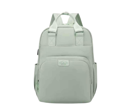 Pañalera Minimalista Gris